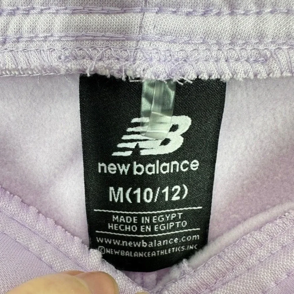New Balance‎ Kids Girls Lavender Jogger Pants M 10 12 Athletic Track Sweatpants